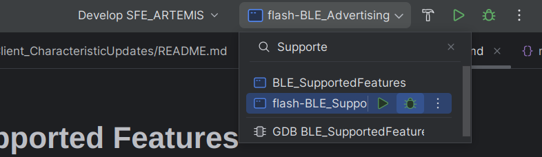searching target menu